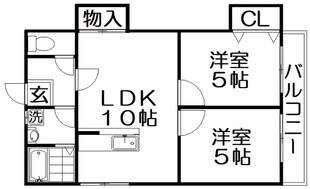 ローズハイツの物件間取画像